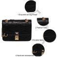thumbnail image 3 of Bolso de hombro para mujer, bolso de mano de moda, bolso cruzado de diseñador con correa de cadena, negro:;:;, 3 of 5