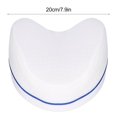 thumbnail image 2 of FAGINEY Heart Shaped Memory Foam Leg Pillow - Breathable, Ergonomic Design, Washable Cover (1 Count), 2 of 7