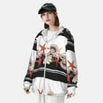 thumbnail image 3 of Kdxio Starfishes Shells Print Women Men Sun Protection UPF 50+ Jackets Zip Up Long Sleeve Hoodie Hiking Lightweight with Pockets, 3 of 7
