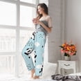 thumbnail image 6 of Picia Cute Panda Bear Womens Soft Woven Cotton Elastic Waistband Sleep Pajama Pant Lounge Sleep Pant With Pockets And Drawstring-X-Large, 6 of 9
