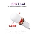 thumbnail image 3 of Wand Rulwuck Portable powerful electric massager, with multiple powerful speeds and 10 vibration modes, deep tissue soothing function, multifunctional full body massage vibrator,white, 3 of 9