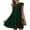 Army Green, variant on gakvbuo Babydoll Tiered Mini Dress For Women Plus size Skirt Casual Short Mini T-Shirt Dress Ruffles Boho Dress Round Neck Sleeveless Pleated Tunic Dress