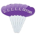 thumbnail image 1 of Leyton Heart Love Cupcake Picks Toppers - Set of 6, 1 of 1