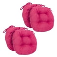 thumbnail image 1 of Blazing Needles U-Shape 16 x 16 in. Micro Suede Dining Chair Cushions - Set of 4, 1 of 3