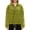 Green, variant on FAIWAD Women's Flannel Sweatshirt Quarter Zip Fleece Pullover with Drawstring Fuzzy Winter Warm Tops