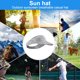 thumbnail image 5 of Sombrero de copa vacío con protección solar para deportes para correr al aire libre, sombrero con visera de secado rápido transpirable para mujer, 5 of 5