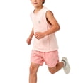thumbnail image 5 of NAISIBABY Boys Athletic Sets, Tank Tops and Shorts 2-Piece UPF50+ Quick Dry Active Fit Lightweight Activewear Outfits Pink Size 4, 5 of 8