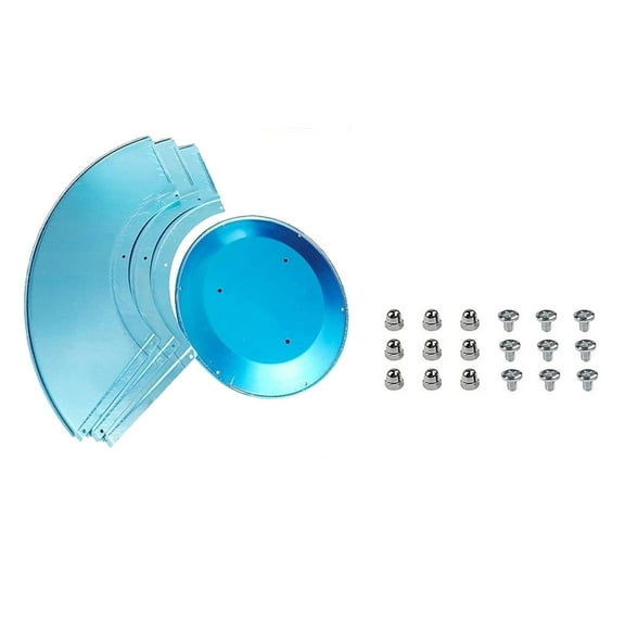 Propane Patio Heater Replacement Reflector, Aluminum Heat Shield for Outdoor Commercial Use, Wind Guard Cover