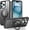 Black, variant on XIHAMA Compatible with iPhone 16 Pro Case with Invisible Magnetic O-Ring Stand Military-Grade Translucent Case for iPhone 16 Pro 6.3" [Compatible with Mag-Safe] [Great Grip Feeling]