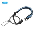 thumbnail image 3 of Uxcell Water Bottle Holder, Paracord Handle Strap Carrier Sky Blue, Black, 3 of 5