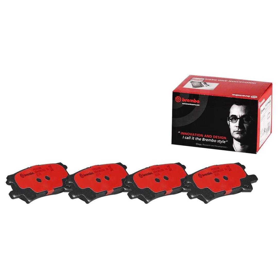 Brembo P83068N NAO BRAKE PADS Fits select: 2004-2006 LEXUS RX 330, 2007-2009 LEXUS RX 350
