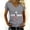 Gray, variant on 250 Anniversary Usa Shirt Patriotic Shirts for Women 250 Years of Liberty 1776-2026 American Flag Shirt Independence Day Shirt Usa Womens Apparel Gray M