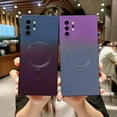 thumbnail image 5 of Magnetic for Samsung Galaxy Note 10 Plus Case, Compatible with MagSafe, Camera Lens Film Protection Shockproof Gradient Silicone Cover for Galaxy Note 10 Plus 6.8" (Purple Gray), 5 of 11