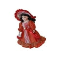 thumbnail image 3 of Poupées Féminines Élégantes en Porcelaine de 30 cm en Robe de Princesse Rouge, 3 of 5