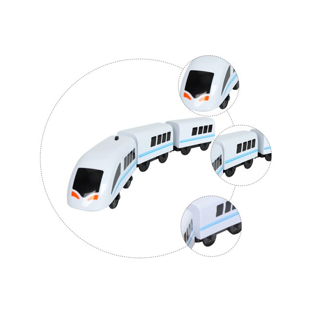 1 Set Durable Portable Lovely Practical Creative Train Toy for Children Educational Household