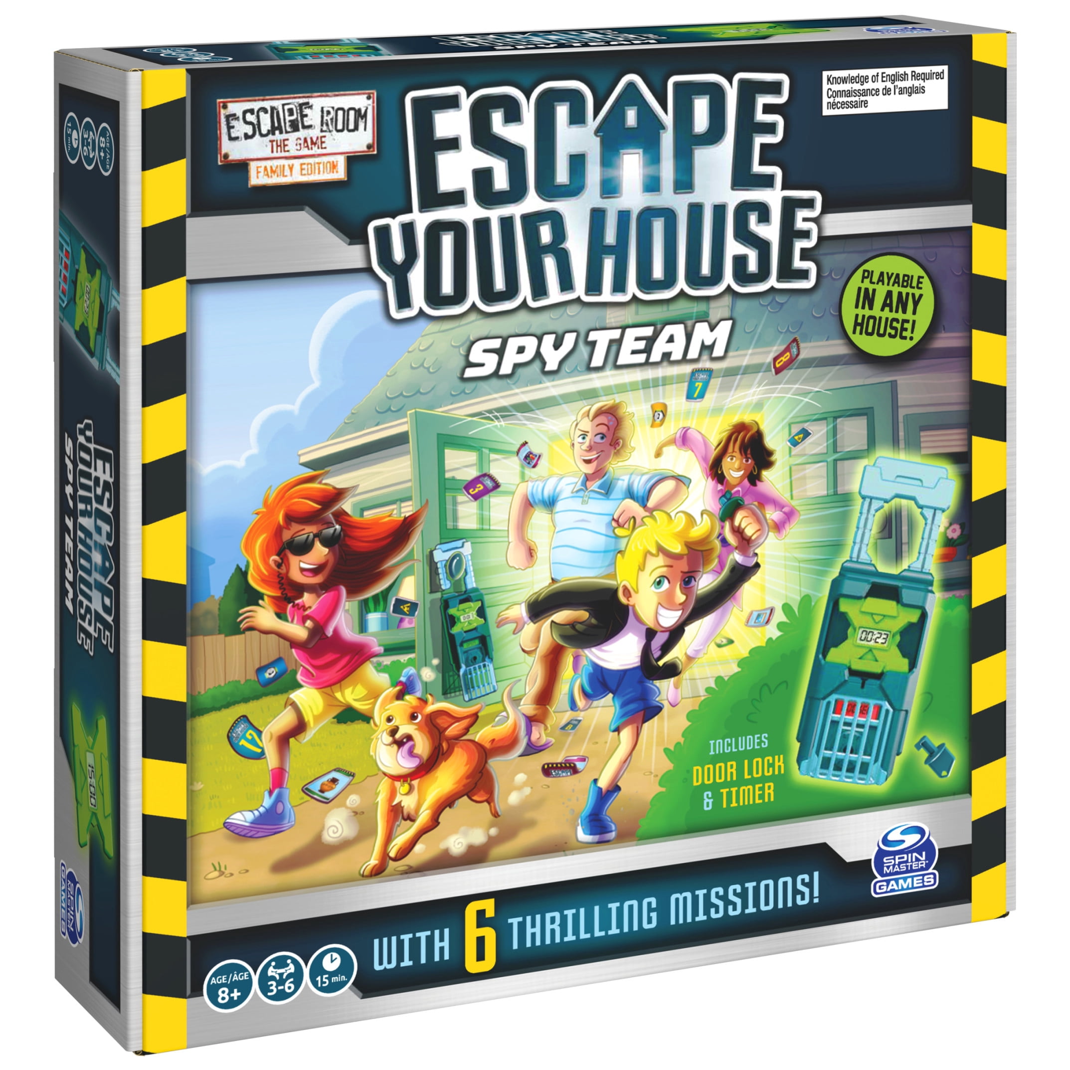 Escape Room The Game, Escape Your House: Spy Team Board Game
