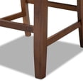 thumbnail image 6 of Bowery Hill 25" Contemporary Wood Counter Height Pub Chair in Walnut (Set of 2), 6 of 8