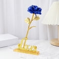 thumbnail image 3 of YWIYIUD 1PC Colorful Rose Flower Gift, 12inch Mother's Day Birthday Gifts for Women, Mother's Day Wedding Anniversary Flowers Gifts for Mom from Daughter Son, Artificial Flower Gift Home Table Decor, 3 of 7
