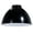 Black, variant on B&P Lamp® Industrial Style Metal Dome Shades (Steel)