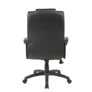 Boss Office Products Black Executive Leather High Back Chair