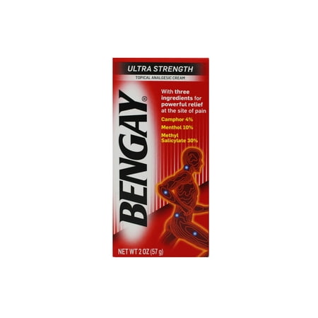 BENGAY Pain Relieving Cream, Ultra Strength 2 oz (Pack of 4)