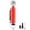 Red, variant on Hersfrd 20PSI Hand Air Pump with Gauge Bike Tire Pump for Mtb Road Bike (Red)