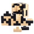 thumbnail image 4 of Rompecabezas de madera con forma de cubo AMAZA 3D en forma de T, 4 of 6
