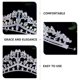 thumbnail image 3 of KAKOWELY Corona de diamantes de imitación para novia, adorno para el cabello, accesorio para el cabello de boda, 3 of 5