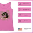 thumbnail image 6 of Velociraptor Jungle Women's Tank Top Dinosaur Hunter Jurassic Period Raptor Reptile Dino Tropical Paleontology, 6 of 7