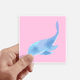 thumbnail image 1 of Delfines animados. Adhesivo Cuadrado Impermeable Adhesivo Papel Tapiz Calcomanía Coche, 1 of 1