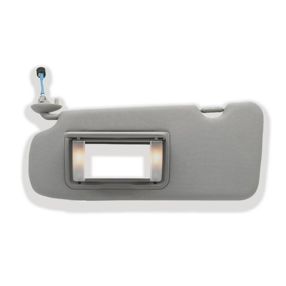 Sun Visor Replacement Fit For Honda CR-V 2017-2022, OE:83230TLAA12ZB, Sun Visor With Mirror And Light, Driver Left & Passenger Right Side-grey-left