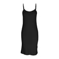 thumbnail image 1 of Camisolas cortas de moda para mujer, vestido liso sin mangas, camisero con cuello redondo y tirantes ajustables, bralette de poliéster para mujer, 1 of 3