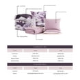 thumbnail image 4 of Bebejan Plum Petal 8 Piece Reversible Comforter & Coverlet Set - King, 4 of 11