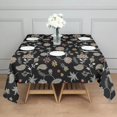 thumbnail image 3 of Pioneer Flower Floral Print Pattern Square Tablecloth, Waterproof Wipeable Spillproof Washable Table Cover for Home Kitchen Party Decor, 42"x42", 3 of 6
