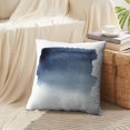 thumbnail image 4 of LALILO Throw Pillow Covers Watercolor Dark Blue Brush Stroke Cushion Cover 18" x 18", 3675 Pack, 4 of 6