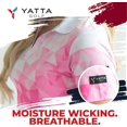 thumbnail image 2 of Yatta Golf Womens Standout Performance Short Sleeve Golf Polo Shirt (Baby Fade V2, X-Large), 2 of 4