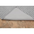 thumbnail image 4 of Garland Rug Sheridan Nylon Platinum Gray Washable Indoor Area Rug, 5' x 7', 4 of 5