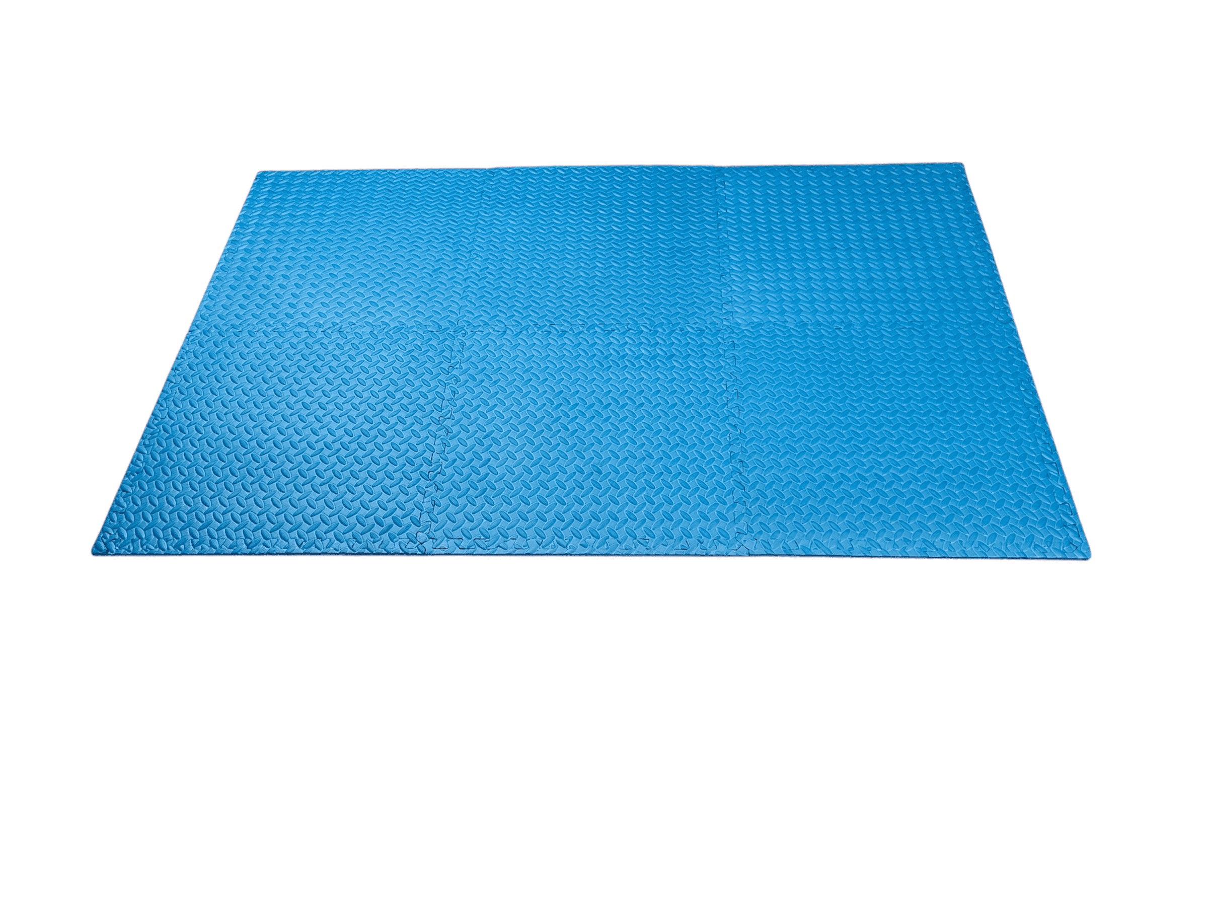 Puzzle Exercise Mat with EVA Foam Interlocking Tiles for Exercise, Gymnastics and Home Gym Protective Flooring- Pack of 6, 24 x 24 x 3/8 Inches