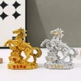 thumbnail image 2 of Year of The Horse 2026 Resin Horse Statue, Resin Horses Sculpture Chinese New Year Horses decoration -5.5In, 2 of 10