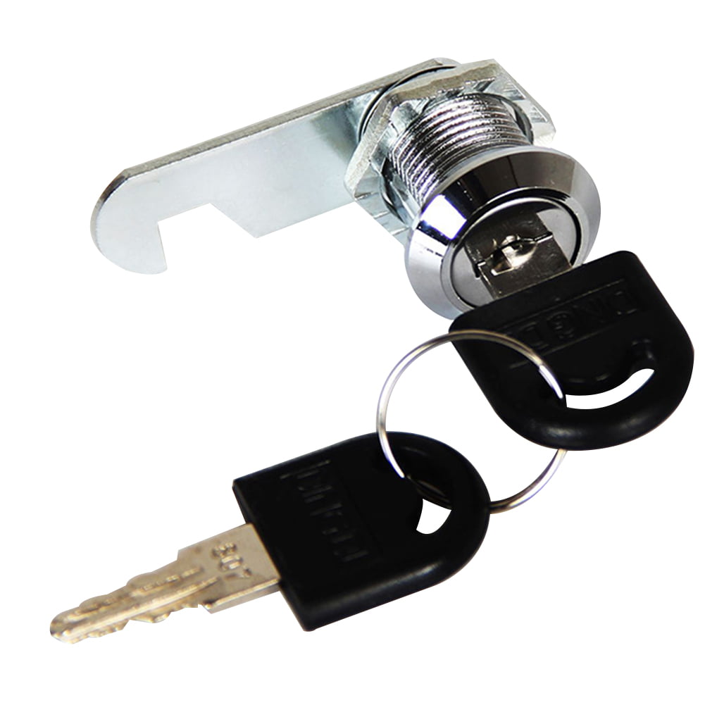LOT OF 10 Cam Lock File Cabinet Mailbox Desk Drawer Cupboard Locker 2 Keys 90° 