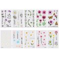 thumbnail image 1 of Etiqueta Engomada Del Tatuaje Temporal Kit de pegatinas de arte de tatuaje impermeable 3D de 10 piezas para maquillaje de niños y niñas (B) Ehuebsd Libre de BPA, 1 of 3