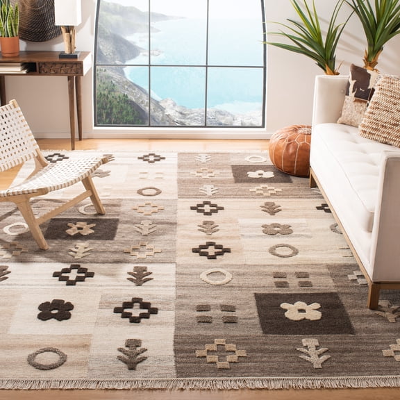 Safavieh Kenya Cori Aztec Area Rug, Natural, 8' x 10'