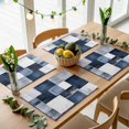 thumbnail image 5 of Navy Blue Black Placemats Set of 4 Ombre Modern Abstract Place Mats Table Mats Kitchen Dining Home Outdoor Party Table Decoration, 5 of 9