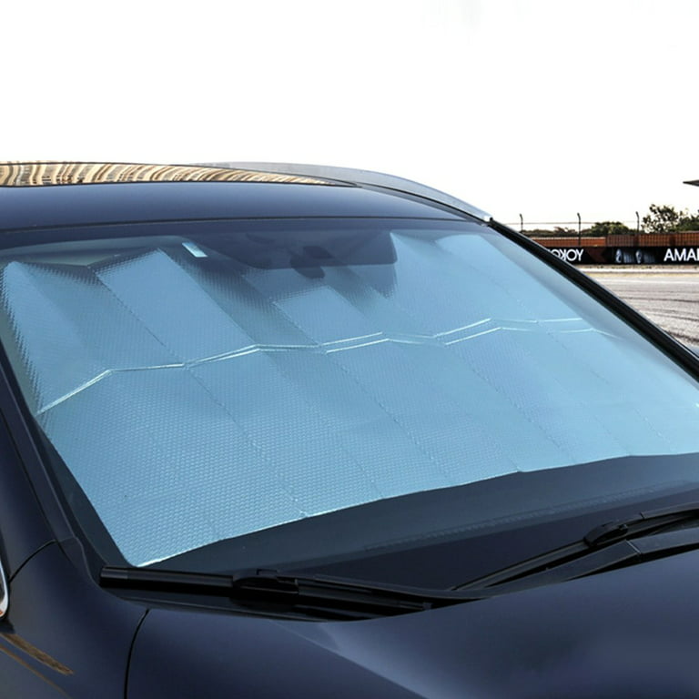 Car Sunshade Folding Windshield Cover Aluminum Foil Heat Insulation UV  130*70 