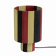 thumbnail image 2 of Lámpara de mesa Tov Furniture Guinevere, algodón rayado, rojo/amarillo, 2 of 5