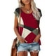 thumbnail image 2 of Elegante mujer elegante manga corta cuello redondo impreso camiseta blusa suelta Tops OAVQHLG3B Store lin121212, 2 of 4