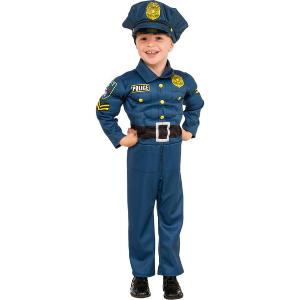 Boys Top Cop Costume - Walmart.com - Walmart.com