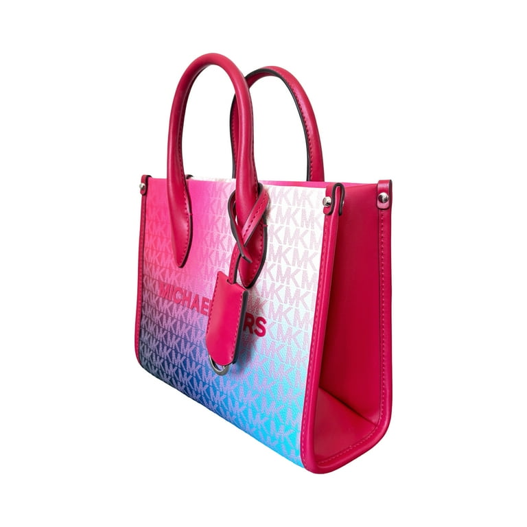 Michael Kors Women's Mirella Small Ombré Signature Logo Satchel