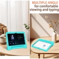 thumbnail image 5 of BMOUO Kids Case for Onn 10.1" Gen 4 2024 (Model:100135925) Tablet, Shockproof Light Weight Handle Stand Case for Walmart Tablet 10.1 inch 2024 (Gen 4), Teal, 5 of 7