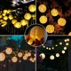 thumbnail image 4 of Guirnalda de luces solares para exterior - 6 m - 30 LED - 8 modos - Resistente al agua - Iluminación solar para jardín, balcón, patio, boda, Navidad, fiesta (blanco cálido) [Clase energética A+++], 4 of 5
